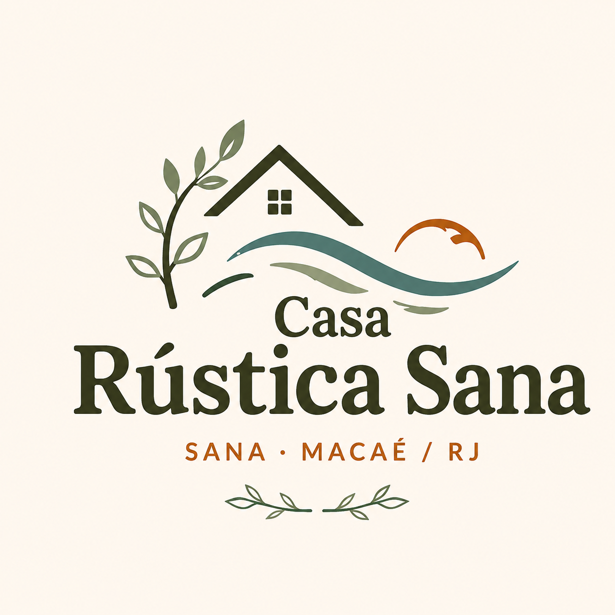 Logo Casa Rústica Sana – hospedagem no Sana, Macaé RJ