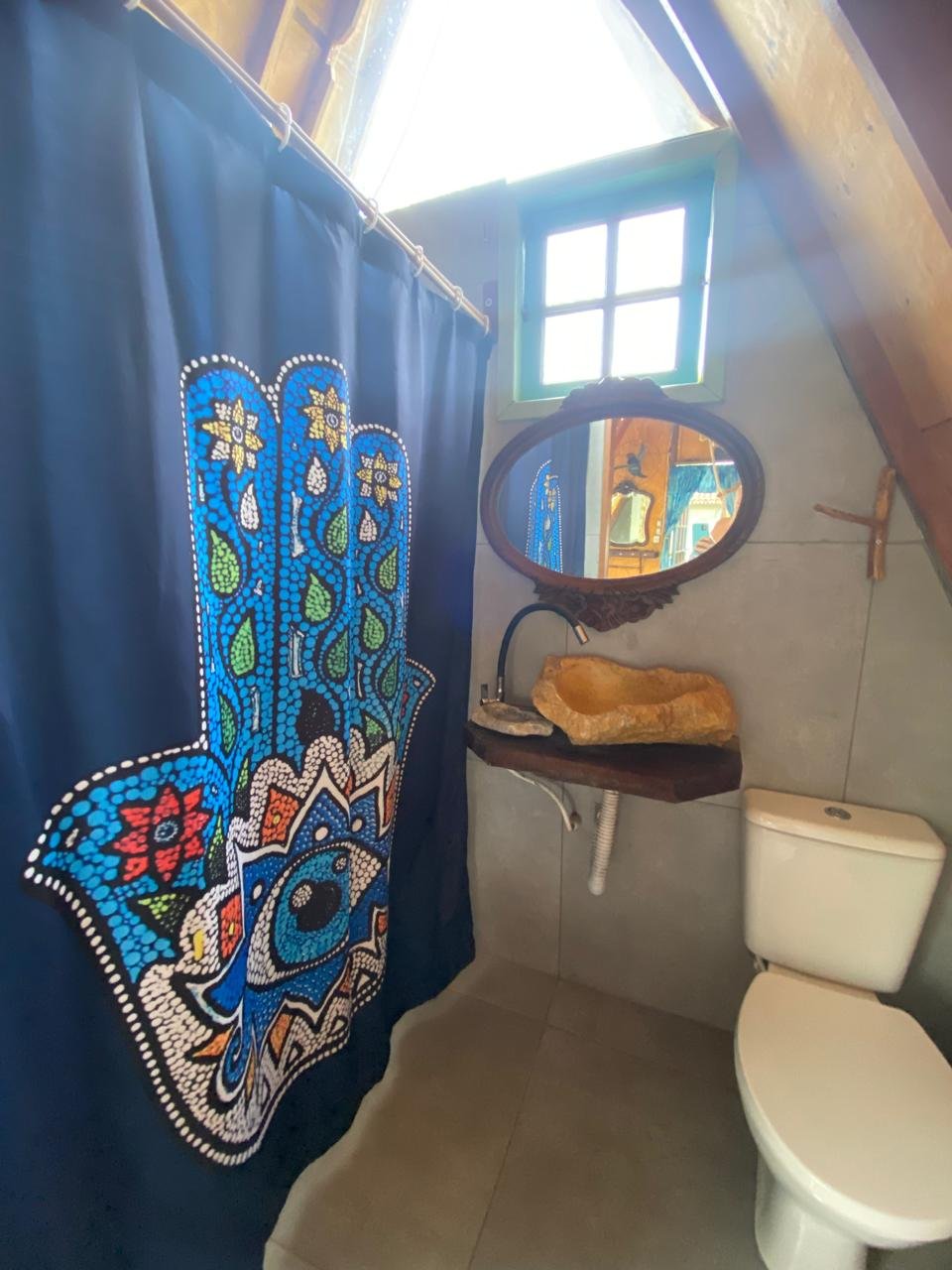 Cabana Mão de Hamsa - Casinha Floresta Encantada