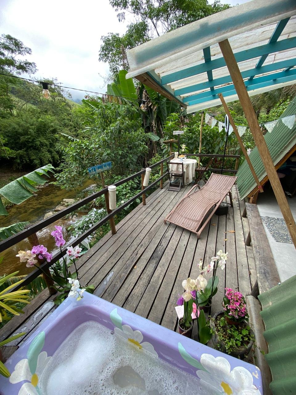 Cabana Mão de Hamsa - Casinha Floresta Encantada