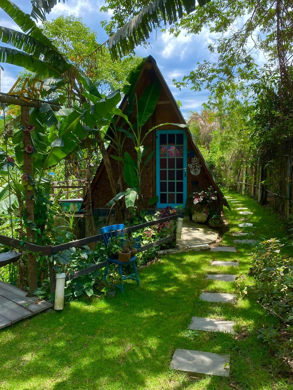 Cabana Mão de Hamsa - Casinha Floresta Encantada